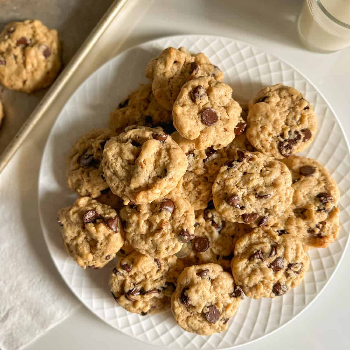 Vegan Sourdough Chocolate Chip Cookies - Foragers of Happiness