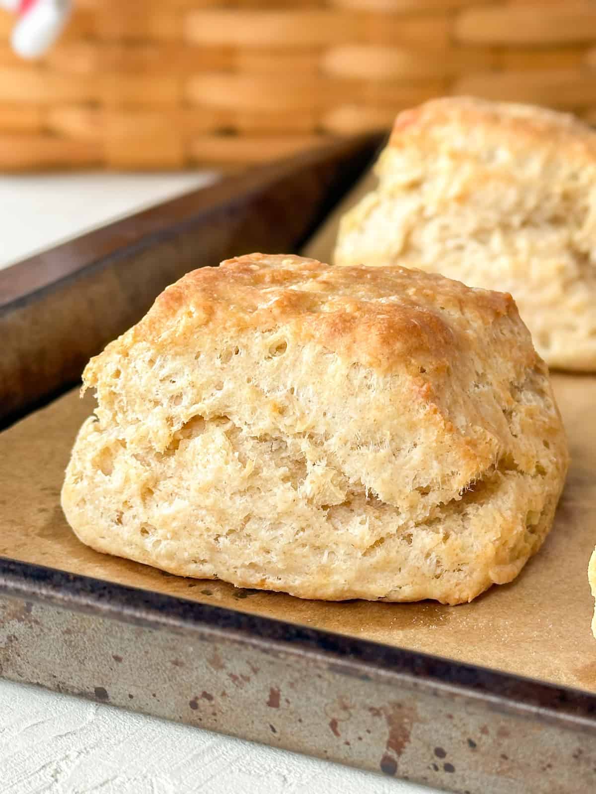 Sourdough Buttermilk Biscuits - Foragers of Happiness