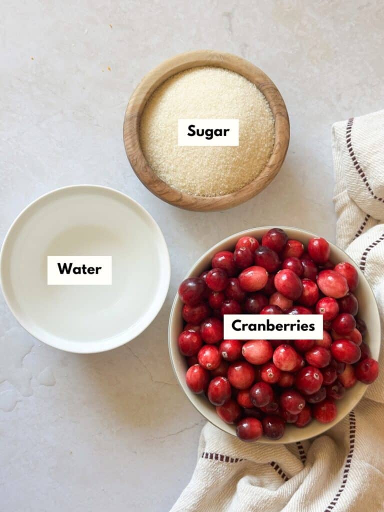 Cranberry Filling Ingredients